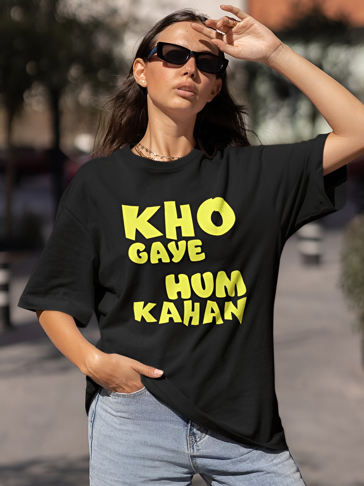 KHO GAYE HUM KAHAN OVERSIZED UNISEX T-SHIRT