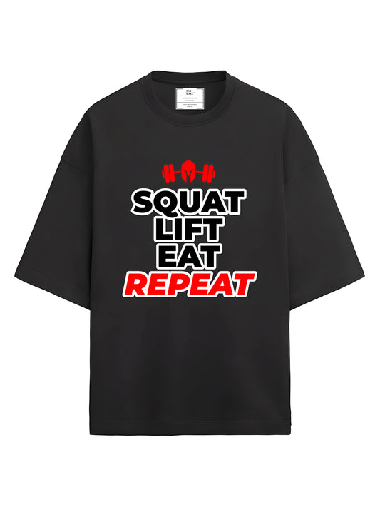 SQUAT OVERSIZED UNISEX T-SHIRT