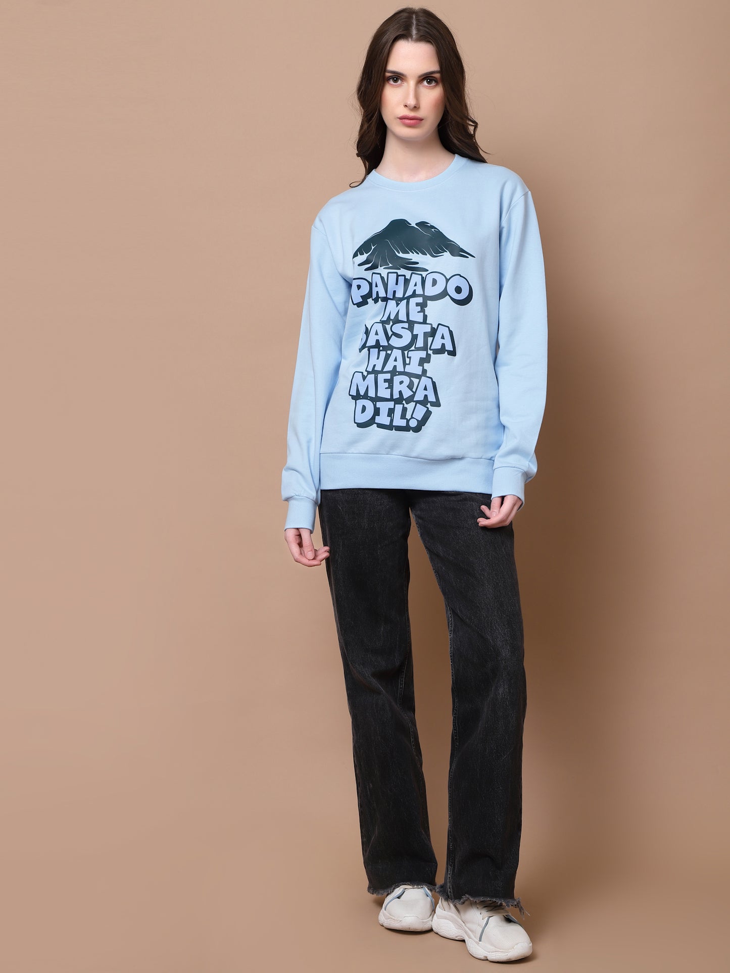 PAHADO ME BASTA HAI MERA DIL SWEATSHIRT