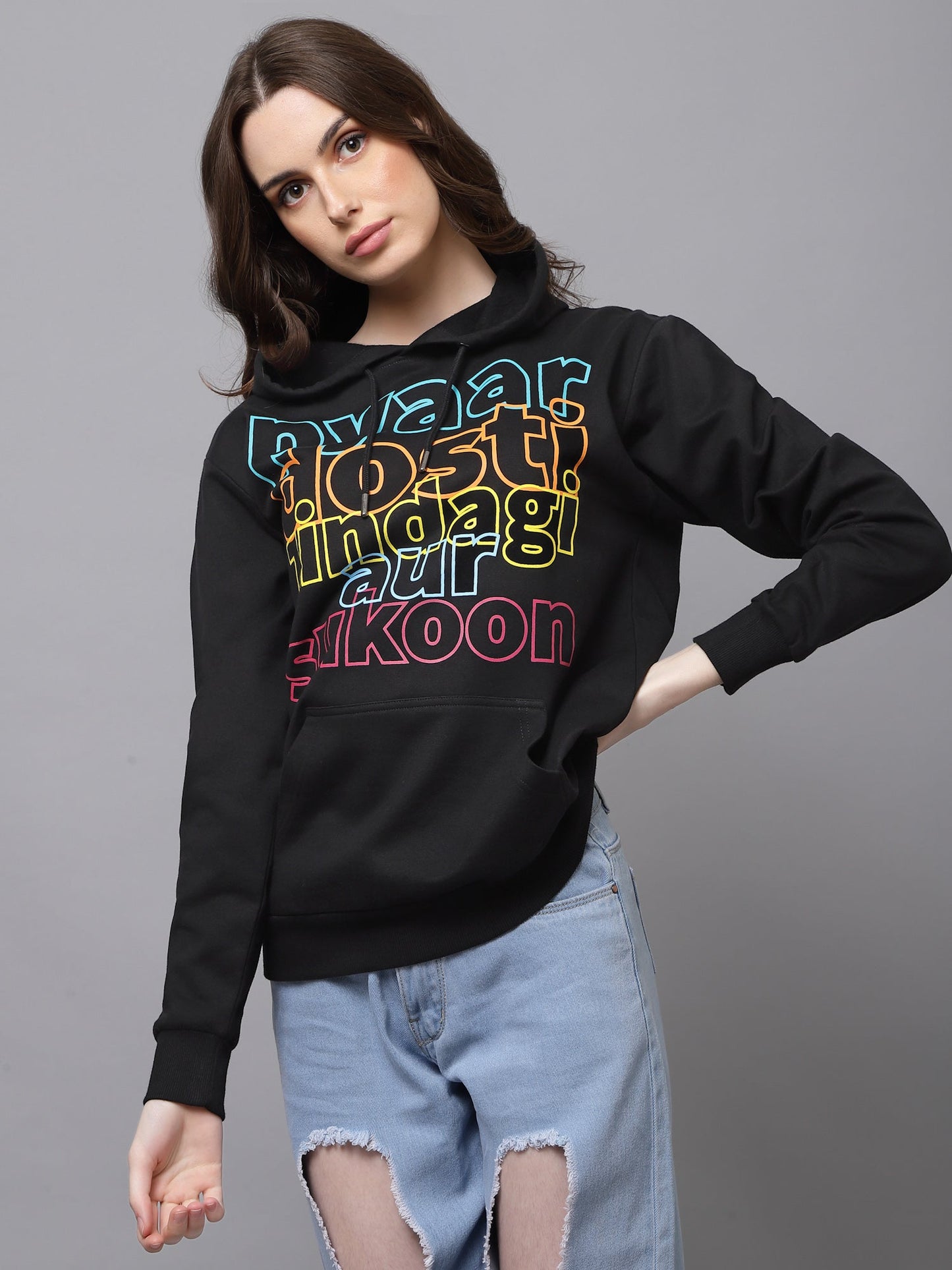 PYAAR DOSTI ZINDAGI SUKOON HOODIE