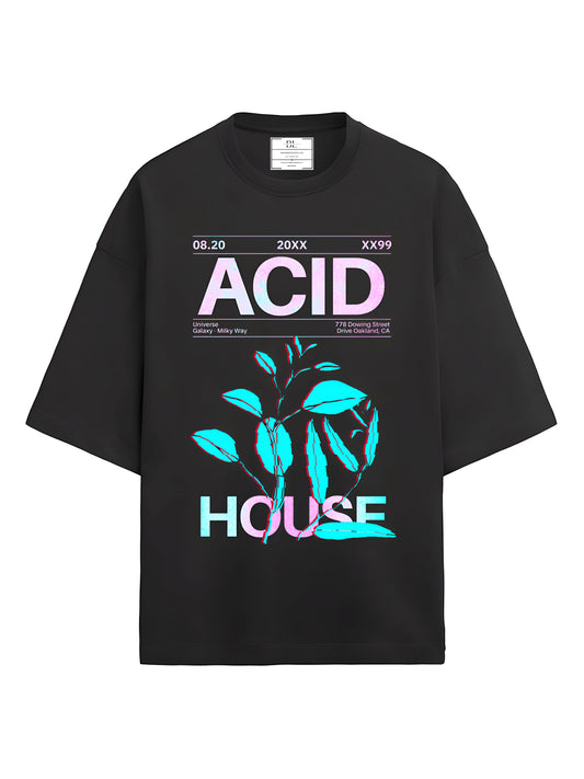 ACID HOUSE OVERSIZED UNISEX T-SHIRT