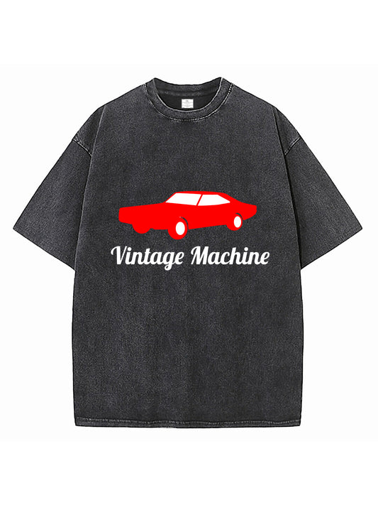 VINTAGE MACHINE ACID WASH OVERSIZED T-SHIRT